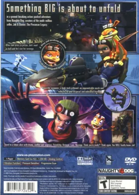 Jak II (Korea) box cover back